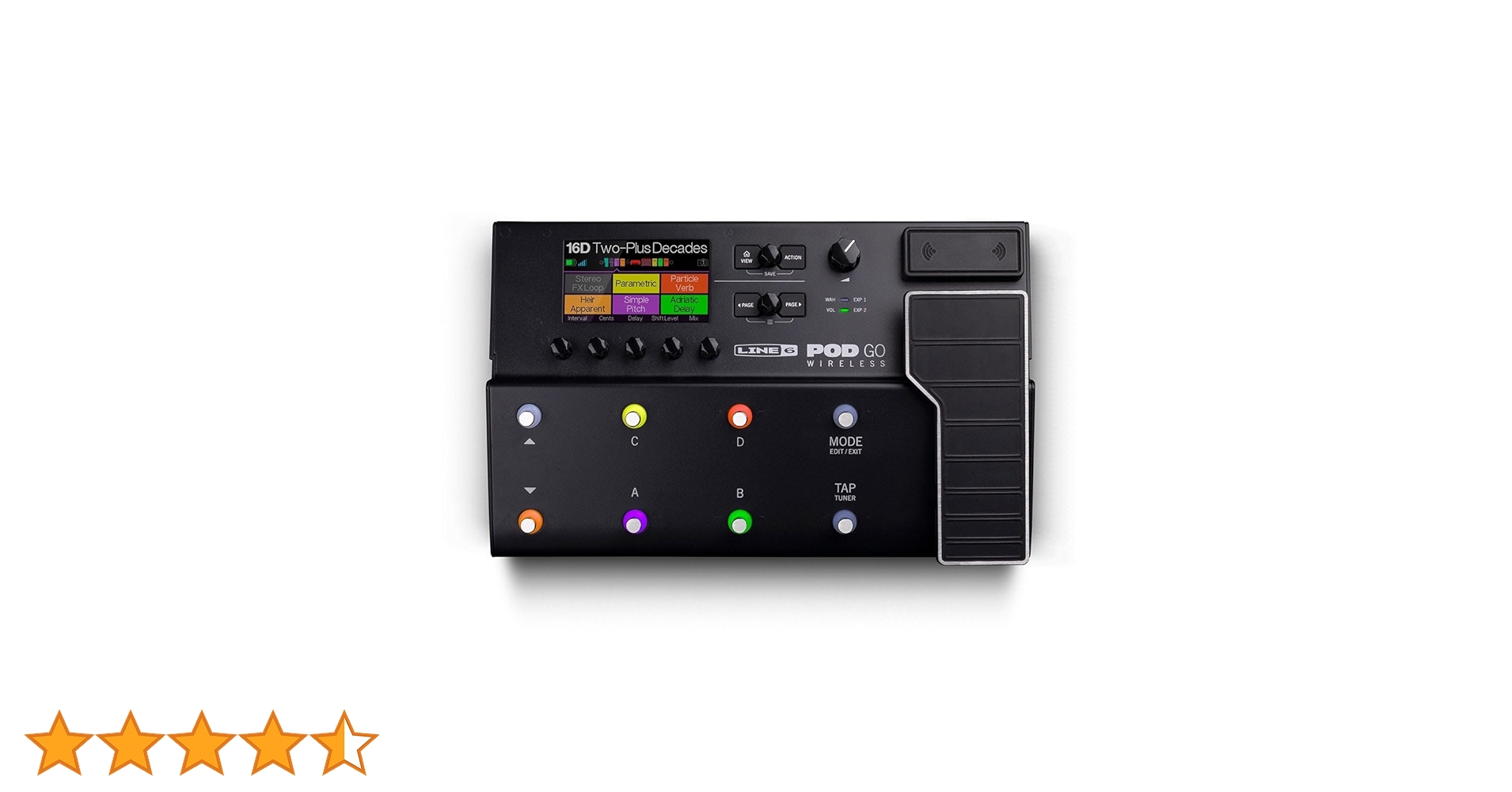 Line 6 POD GO WL (Wireless) Guitar and Bass Multi Effects Pedal